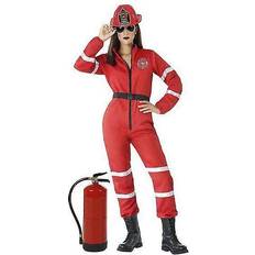 Th3 Party Adults Fire Lady Costume