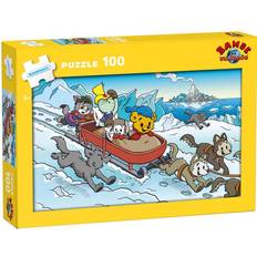 Bamse & vulkanön Kärnan The Core Puzzle Bamse & Vulkanön 100 Bitar