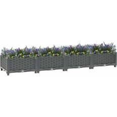 vidaXL Lit Surélevé Jardinière d'Extérieur Pot de Fleurs Plate-bande Cour Jardin 160x40x23 cm 40x160x23cm