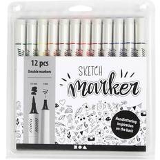 Kynät ale Creativ Company Sketch Marker 12-pack