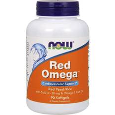 Sans gluten Acides Gras Now Foods Red Omega 90 pcs