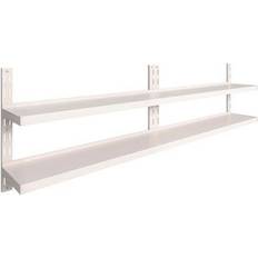 vidaXL - Estantería de Pared 300cm 2pcs