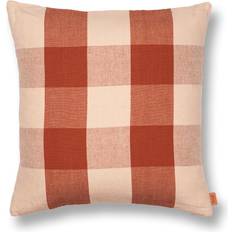 Rutiga Kompletta dekorationskuddar Ferm Living Grand Komplett dekorationskudde Rose/Rust (50x50cm)