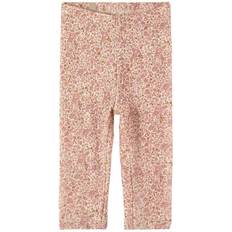 9-12M Boxershorts Wheat Wool Leggings - Ivory Flowers (0850E/4850E-780-9056)