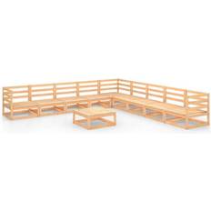 vidaXL 3075849 Loungesæt, 1 borde inkl. 9 sofaer