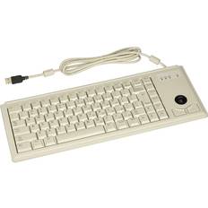 Meccanico - Tastiere Standard Cherry G84-4420 15' Ultraslim USB Keyboard With Optical Trackball