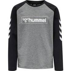 Lange Ärmel T-Shirts Hummel Box Long Sleeve T-shirt - Medium Melange (213318-2800)