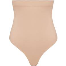 Donna Corsetti Spanx Suit Your Fancy High-Waisted Thong - Champagne Beige