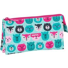 Safta Nimalitos Turquesa Triple Pencil Case