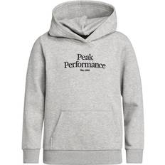 130 Hoodies Peak Performance Junior Original Hood Med Grey Melange - Grijs