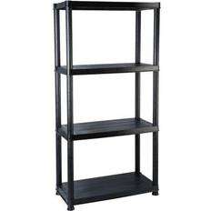 Black Shelving Systems vidaXL - Shelving System 61x130cm