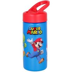 Stor Bouteille d'eau Super Mario avec paille Bleu