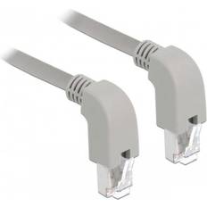 DeLock Nätverkskablar - RJ45-RJ45 DeLock Downwards RJ45-RJ45 SF/UTP Cat5e 0.5m