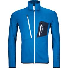 Tops Ortovox Merino Fleece Grid Jacket - Safety Blue