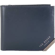 Ted Baker Korning Leather Bifold Wallet - Navy