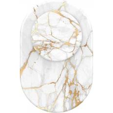 Popsockets PopGrip for MagSafe Gold Lutz Marble Magnetic Phone Grip White