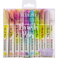 Ecoline Brush Pens Pastel Colors 10-pack