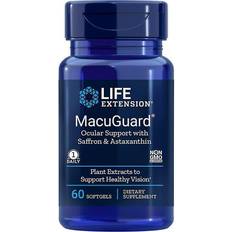 Safran kosttilskud Life Extension MacuGuard Ocular Support with Saffron & Astaxanthin 60 stk