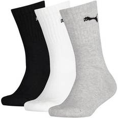 Ragazzo Calzini Puma Junior Crew 3pk Socks - Grigio/Bianco/Nero