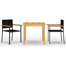 2 Patio Dining Sets vidaXL 3067714 Patio Dining Set, 1 Table incl. 2 Chairs