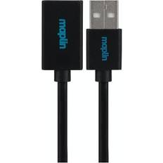 Maplin USB A-USB A 2.0 M-F 0.8m