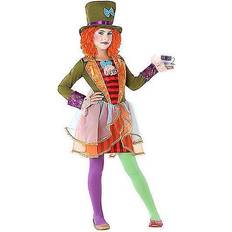 Th3 Party Kids Crazy Female Hat Maker Masquerade Costume