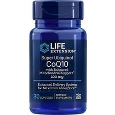 Ubiquinol coq10 100mg Life Extension Super Ubiquinol CoQ10 with Enhanced Mitochondrial Support 100mg 60 st