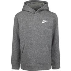 Nike Sudadera Club Fleece Hoodie - Gris Moteado Blanco