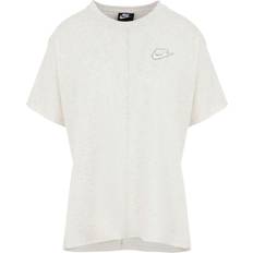 Nike Nsw Ss Earth Day Top - Oatmeal Heather/White