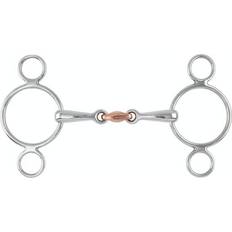 Shires Two Ring Copper Lozenge Gag