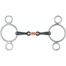 Black Sweet Iron Two Ring Gag