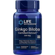 Biloba Life Extension Ginkgo Biloba Certified Extract 120mg 365 st