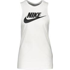 Nike White Tank Tops Nike Sportswear Muscle Tank Women's - White/Black