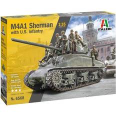 Italeri M4A1 Sherman with US Infantry 1:35