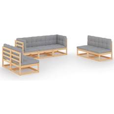 vidaXL 3076469 Set da Lounge da Esterno, Tavolo incluso 7 Divani