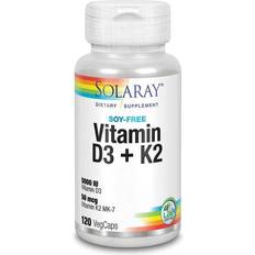 Solaray Vitamin D3 + K2 120 Stk.