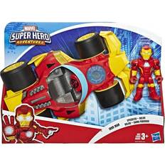 Marvel Leikkipakkaukset Hasbro Super Hero Adventures Iron Man med fordon