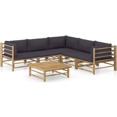 vidaXL 3058214 Set da Lounge da Esterno, 1 Tavolo incluso 5 Divani