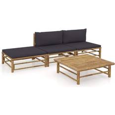 vidaXL 3058244 Loungesæt, 1 borde inkl. 2 sofaer