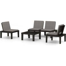 vidaXL 3059830 Loungeset, 1 Bord inkl. 2 Stolar & 1 Soffor