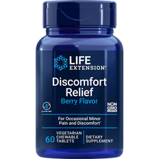 Glutenfri - Tuggtabletter Kosttillskott Life Extension PEA Discomfort Relief 60 st