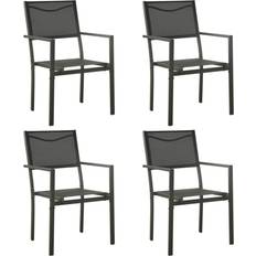 vidaXL 313078 4-pack Trädgårdsmatstol