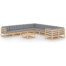 vidaXL 3077059 Loungesæt, borde inkl. 10 sofaer