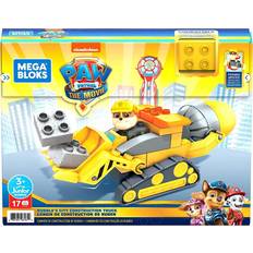 Mega Bloks Paw Patrol The Movie Rubble’s City Construction Truck Set