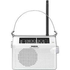 AM - Blanc Radios Sangean PR-D6 Radio Portable 1 Watt