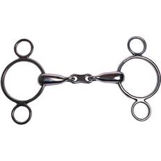 Stainless Steel French Link Two Ring Dutch Gag