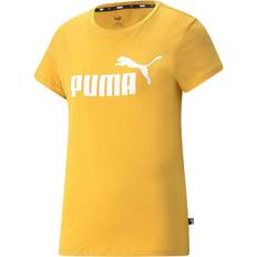 Puma Essentials Logo Women's Tee - Yellow