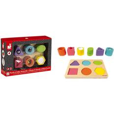 Rompecabezas con Pomo Janod Sensory Puzzle Shapes & Sounds