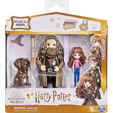 Harry Potter Figuritas Spin Master Harry Potter Friendship Set: 2 Muñecos Hermione Granger y Rubeus Hagrid con 1 Criatura 7cm