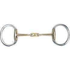 Shires Brass Lozenge Horse Eggbutt Snaffle